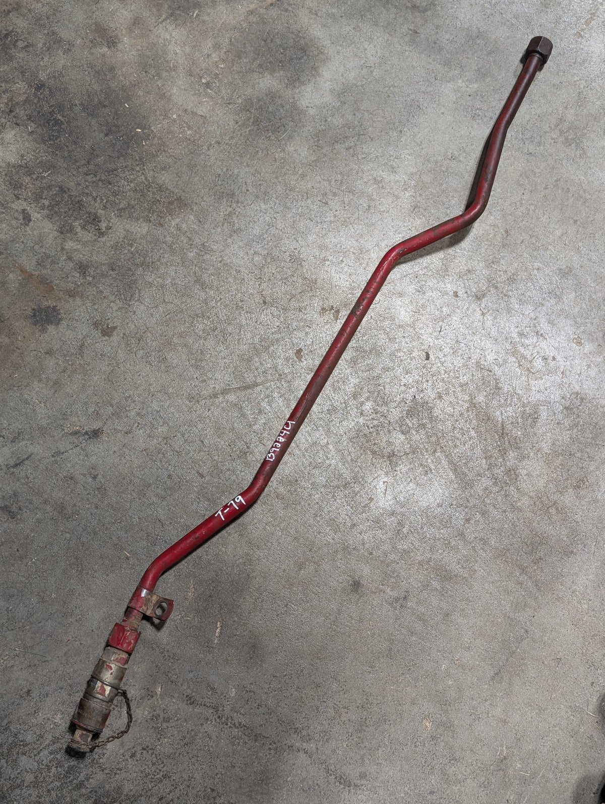 Rear Motor Return Tube IH International 139224C1 USED
