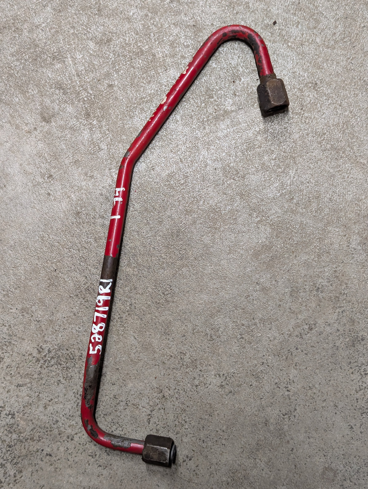 Right Brake Line IH International 528719R1 USED
