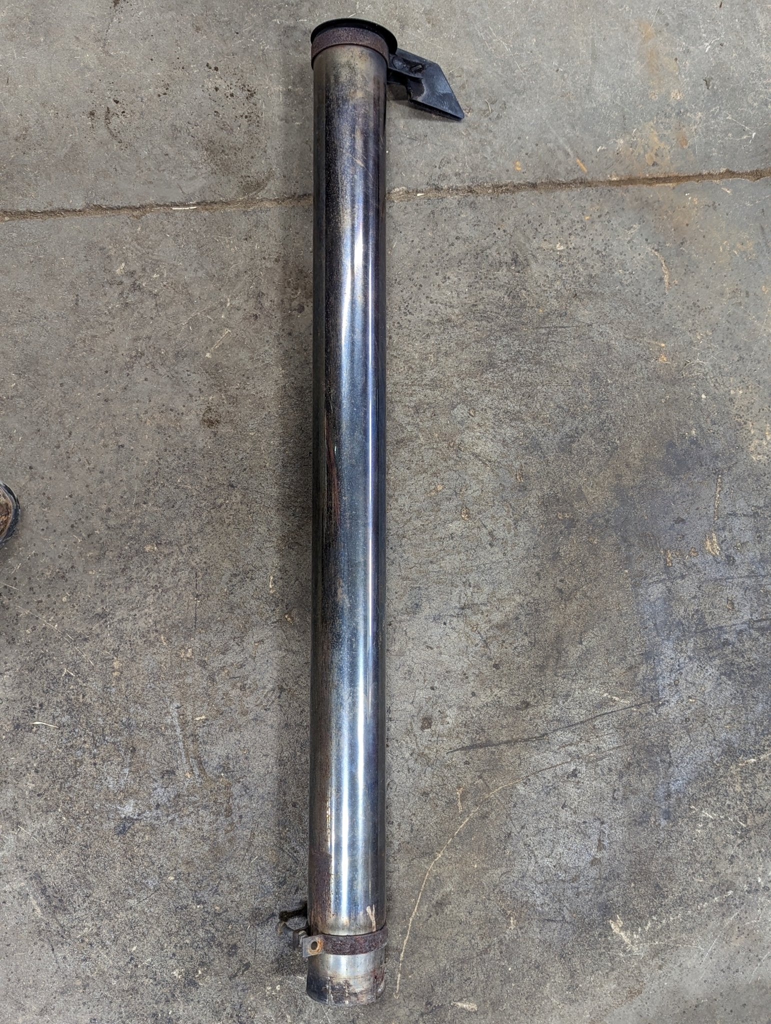 3 3/4" Chrome Exhaust Stack IH International USED - Hines Equipment Repair & Parts