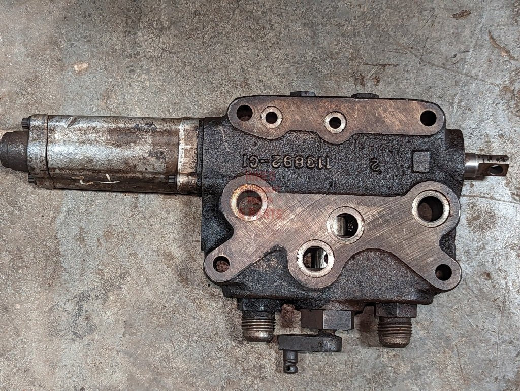 Closed Center Remote Auxiliary Valve IH International 113888C93 USED - Hines Equipment Repair & Parts
