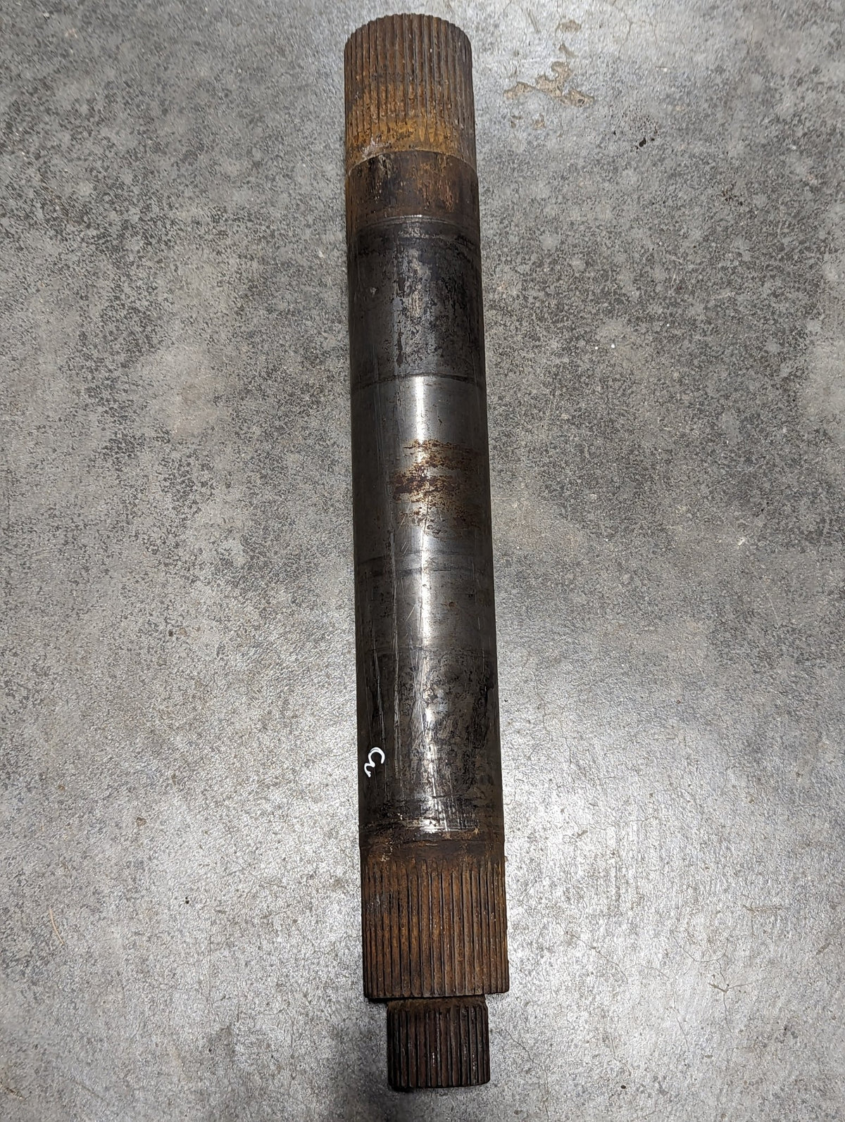 Crank Arm Shaft & Torsion Spring IH International 71386C1 71385C1 USED - Hines Equipment Repair & Parts