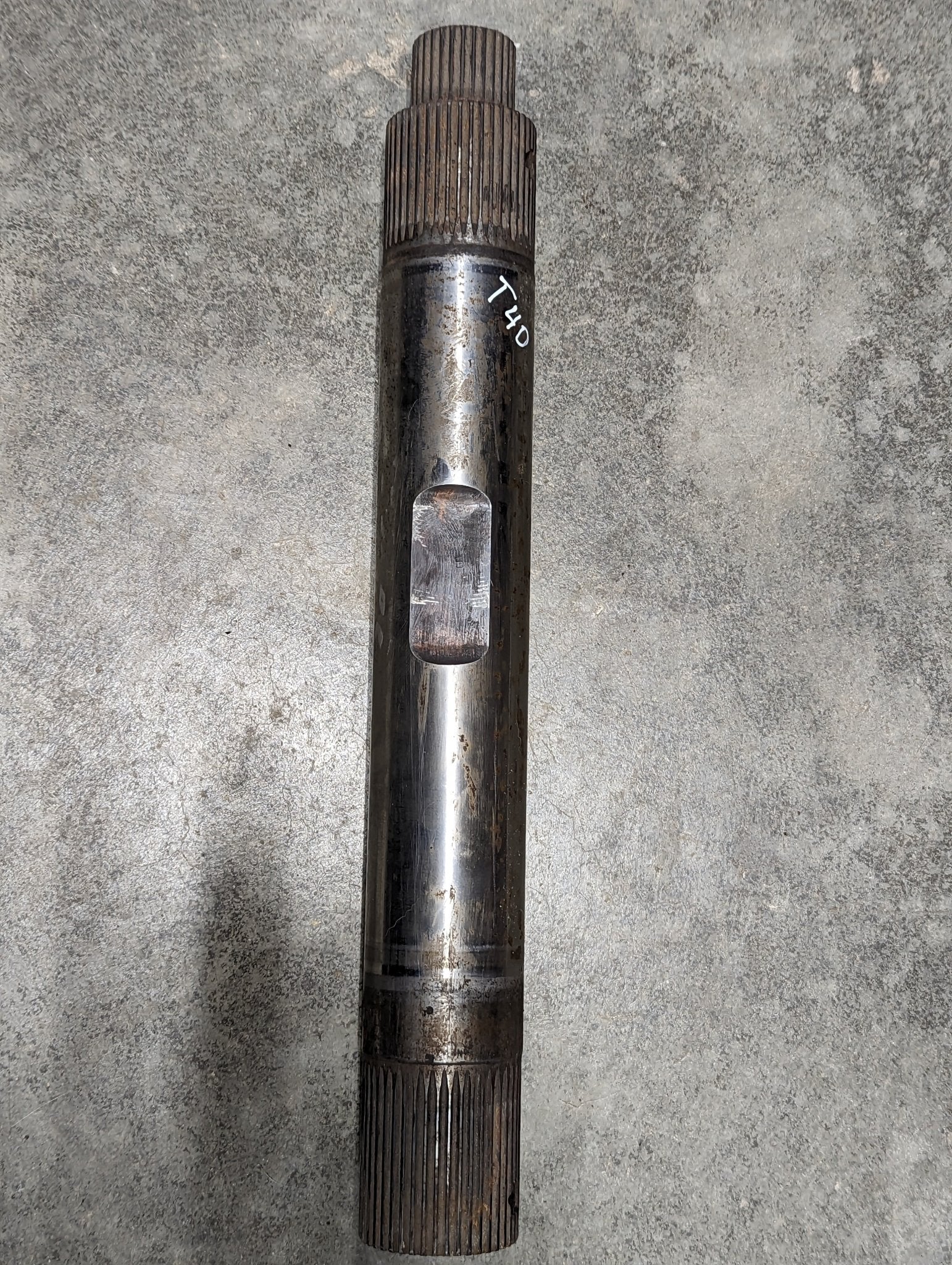 Crank Arm Shaft & Torsion Spring IH International 71386C1 71385C1 USED - Hines Equipment Repair & Parts