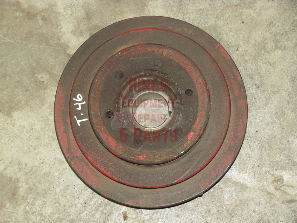 Crankshaft Damper Pulley IH International 371574R2 USED - Hines Equipment Repair & Parts