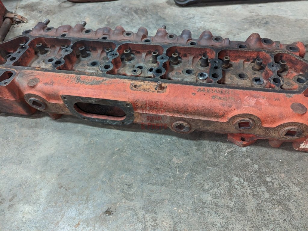 Cylinder Head IH International 345149R1 345149R2 USED - Hines Equipment Repair & Parts