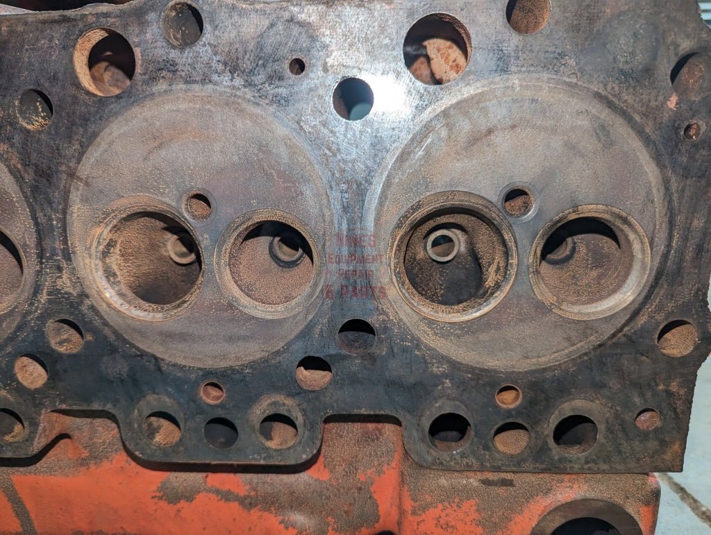 Cylinder Head IH International 345149R1 345149R2 USED - Hines Equipment Repair & Parts
