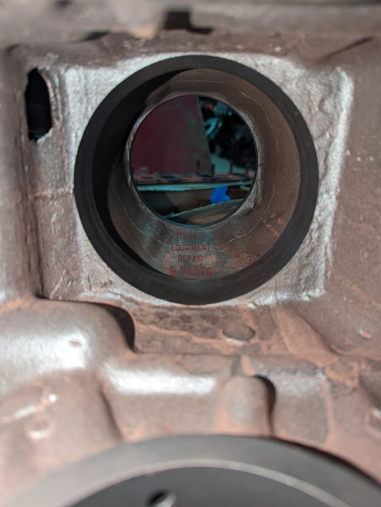 DT-414 Engine Block IH International 675500C2 USED - Hines Equipment Repair & Parts