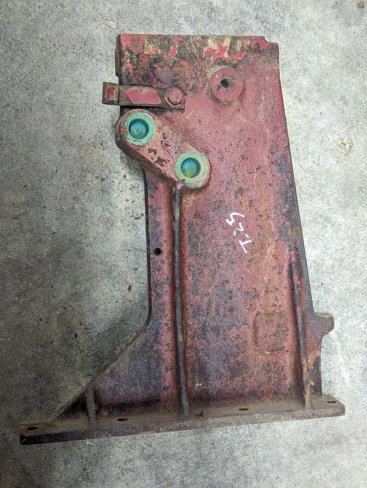 Left Gear Selector Support IH International 382741R1 USED - Hines Equipment Repair & Parts