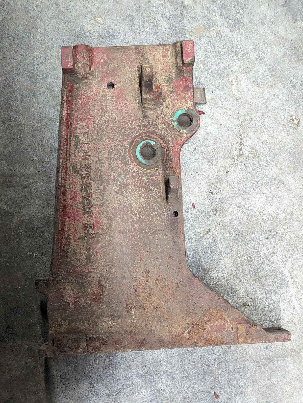 Left Gear Selector Support IH International 382741R1 USED - Hines Equipment Repair & Parts