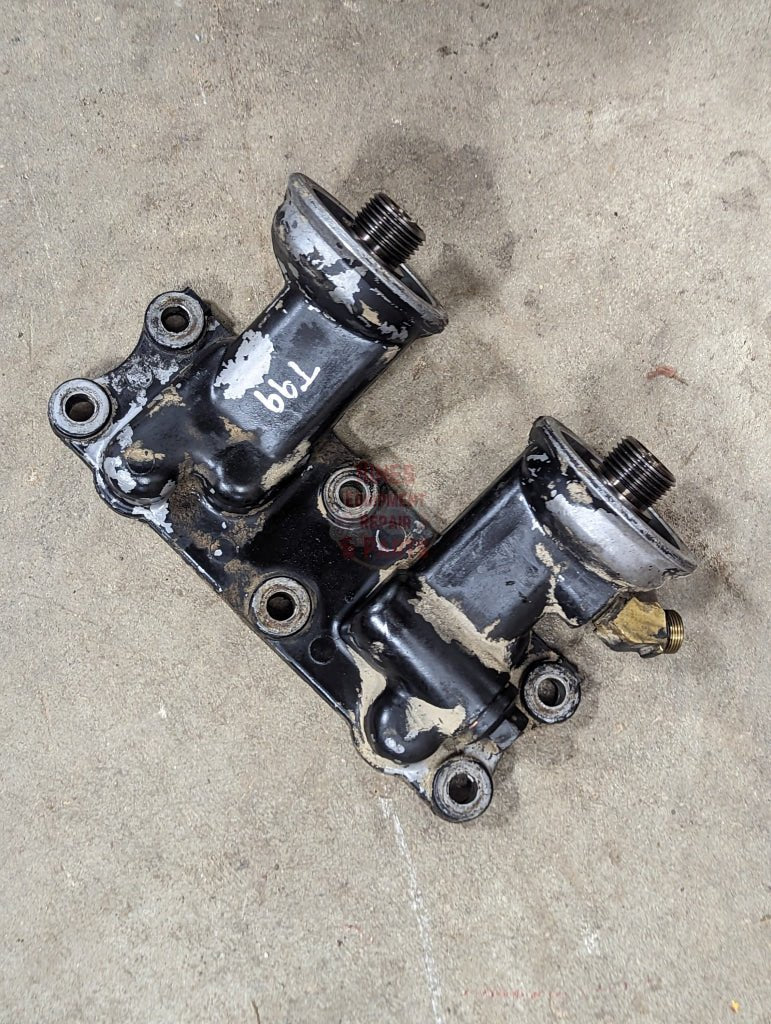 Oil Filter Base IH International 675358C1 USED - Hines Equipment Repair & Parts