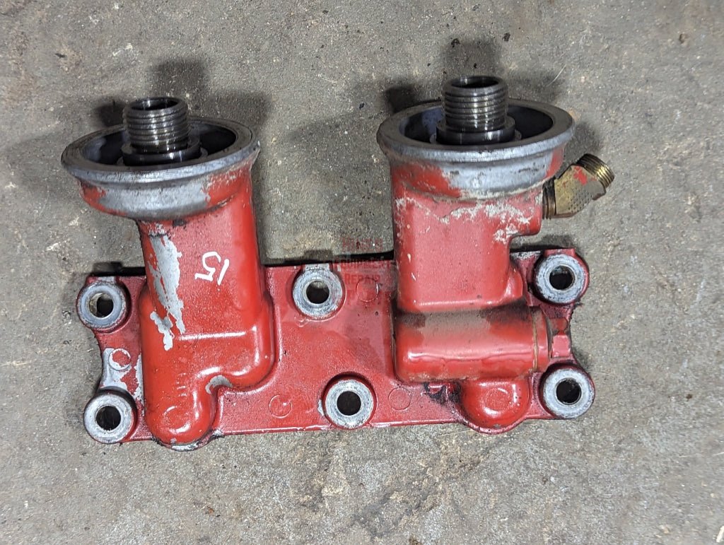 Oil Filter Base IH International 675358C1 USED - Hines Equipment Repair & Parts