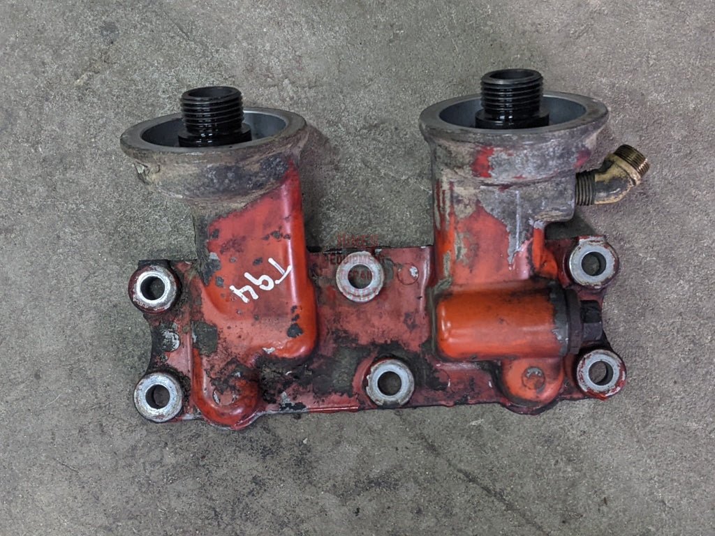 Oil Filter Base IH International 675358C1 USED - Hines Equipment Repair & Parts