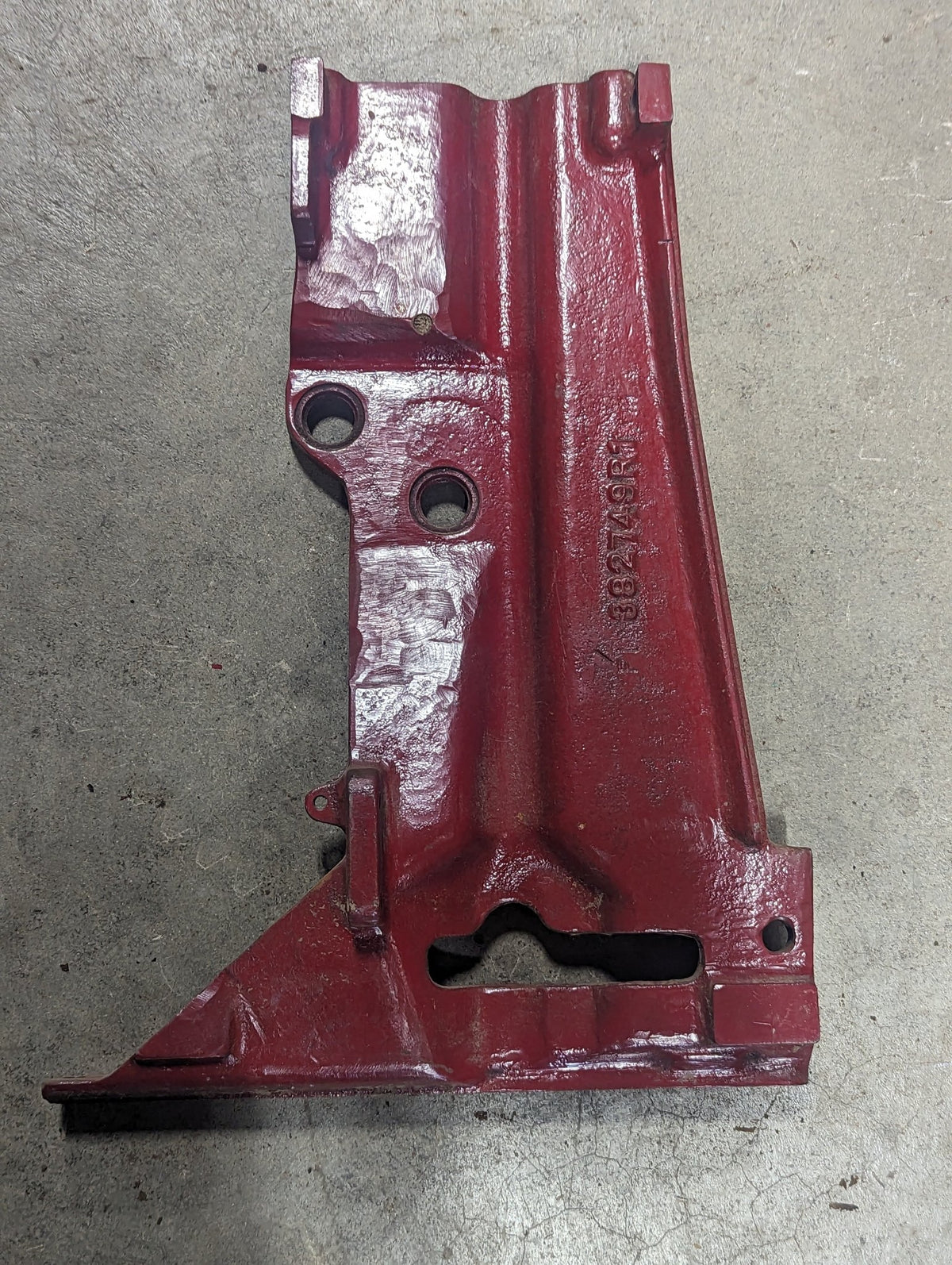 Right Gear Selector Support IH International 382749R1 USED - Hines Equipment Repair & Parts