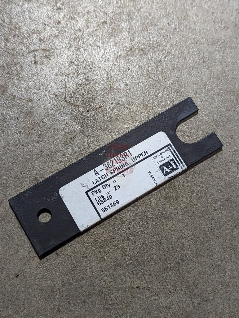 Upper Latch Spring IH International 382193R1 NEW - Hines Equipment Repair & Parts